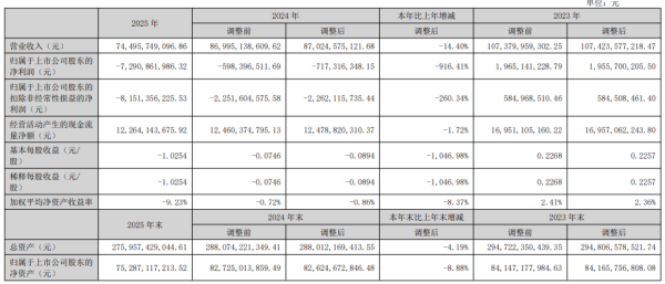 天山股份发布2025年年度业绩报告